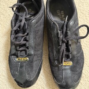 bebe Black Athletic Shoes
